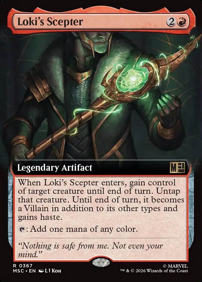 Loki's Scepter [ #0367 Extended Art ] (MSC-R)