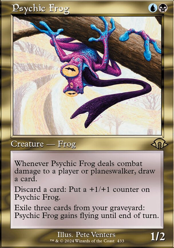 Psychic Frog [#0433 Retro Frame] (MH3-R-FOIL)