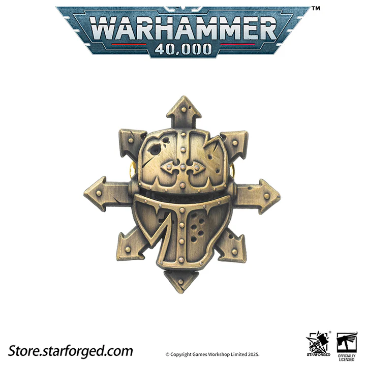 Starforged: Warhammer 40K - Xenos Faction Pin Collection - Chaos Knights