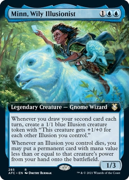 Minn, Wily Illusionist [ #0285 Extended Art ] (AFC-R)