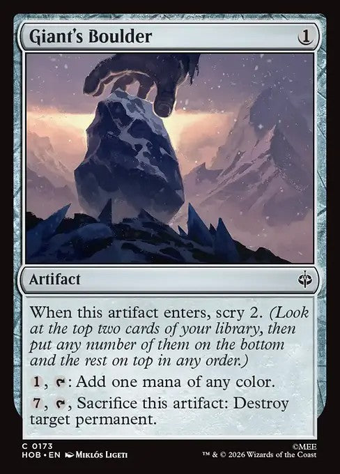 Giant's Boulder [ #0173 ] (HOB-C)