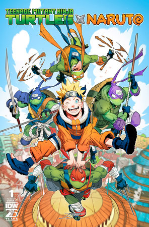 Teenage Mutant Ninja Turtles x Naruto #1 Cover A (Jimenez)