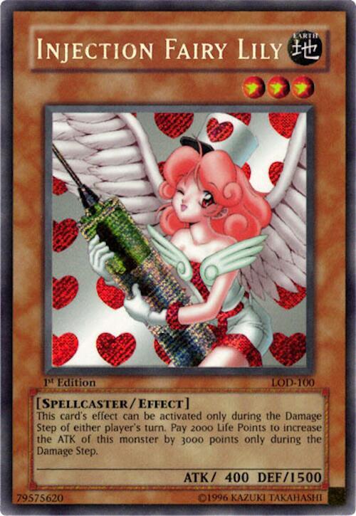 Injection Fairy Lily (LOD-100) Moderate Play First Edition