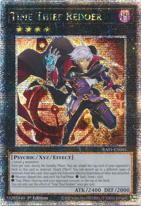 Time Thief Redoer (RA01-EN041) Quarter Century Secret Rare - Near Mint 1st Edition