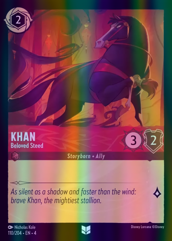 Khan - Beloved Steed (Ursula's Return 110/204) Uncommon - Near Mint Cold Foil