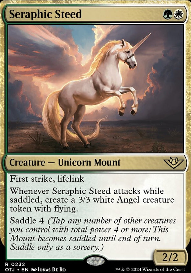 Seraphic Steed [#0232] (OTJ-R-FOIL)