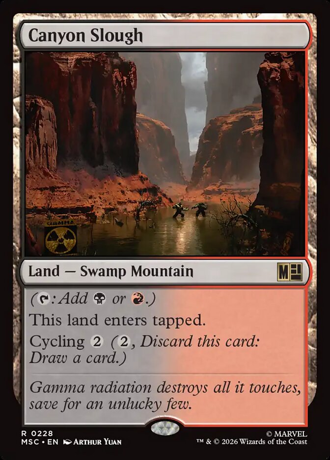 Canyon Slough [ #0228 Surge Foil ] (MSC-R)