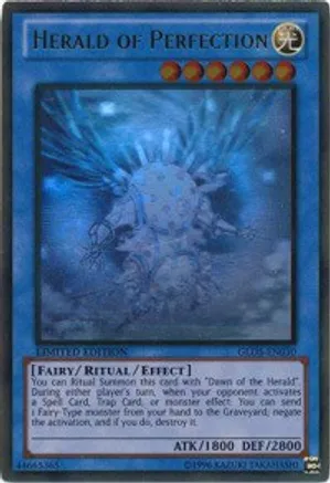 Herald Of Protection (GR) (GLD5-EN030) Ghost Rare - Light Play Limited Edition