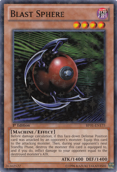 Blast Sphere (Starfoil) (BP01-EN175) Starfoil Rare - Near Mint 1st Edition