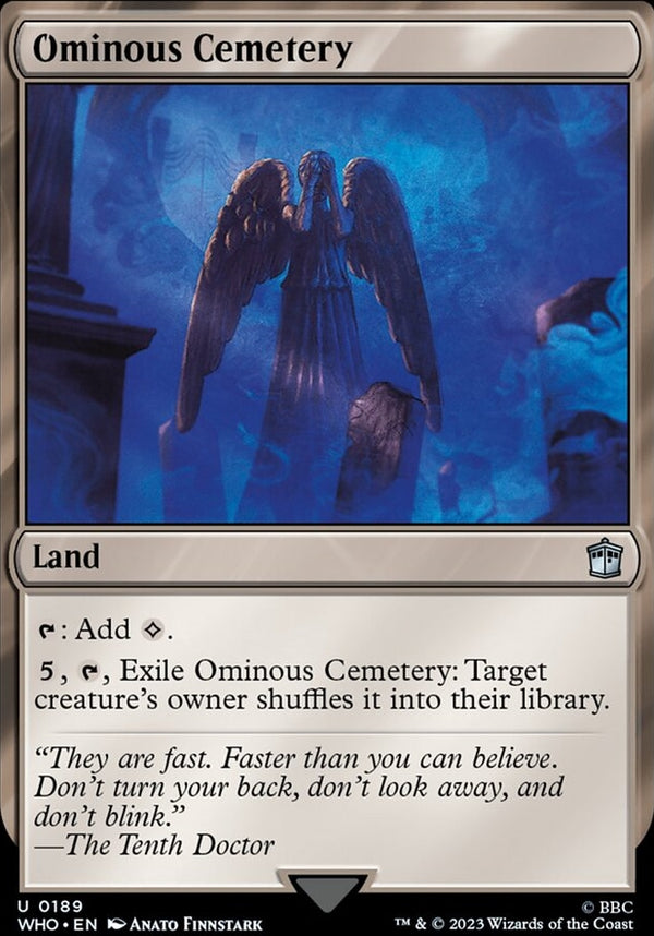 Ominous Cemetery [#0189 New Cards] (WHO-U)