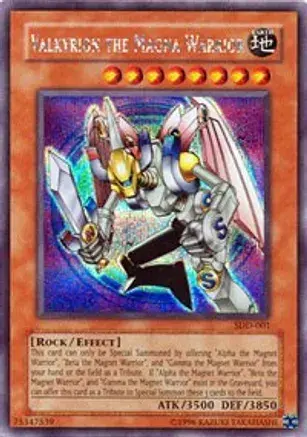 Valkyrion the Magna Warrior (SDD-001) Heavy Play