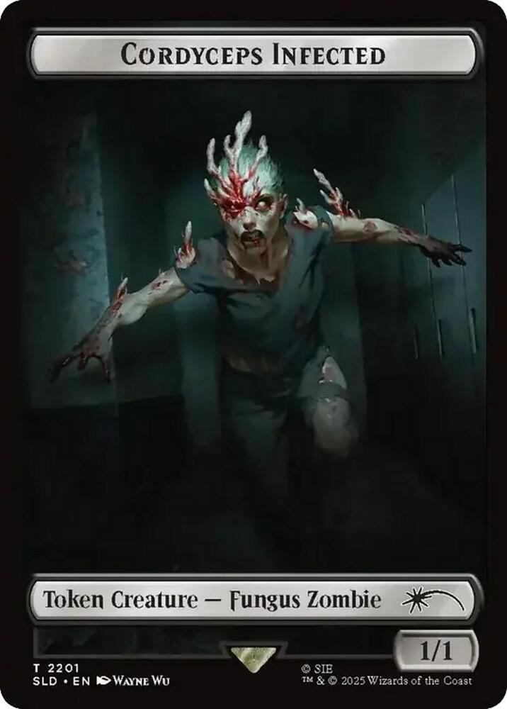 Cordyceps Infected Token [#2201] (SLD-T)