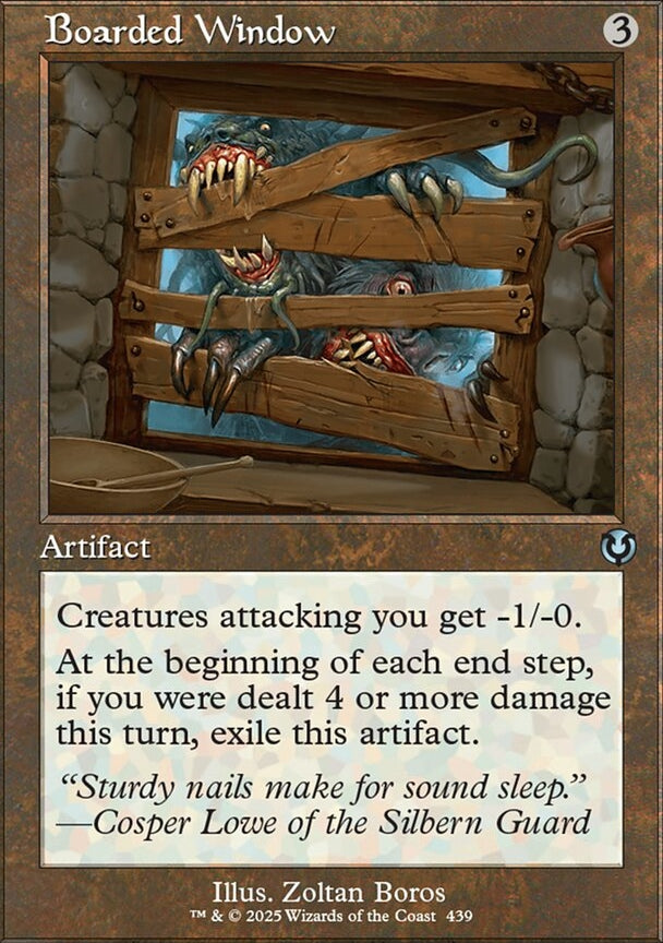 Boarded Window [ #0439 Retro Frame ] (INR-U)