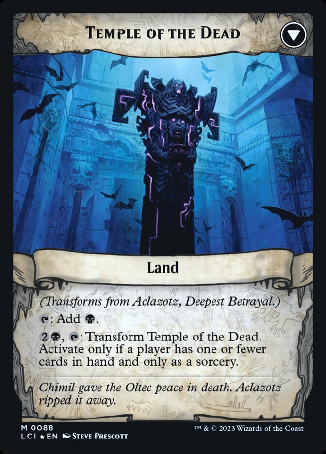 Aclazotz, Deepest Betrayal // Temple of the Dead [