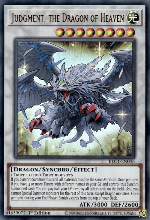 Judgment, the Dragon of Heaven (BLC1-EN046) Ultra Rare - Near Mint 1st Edition