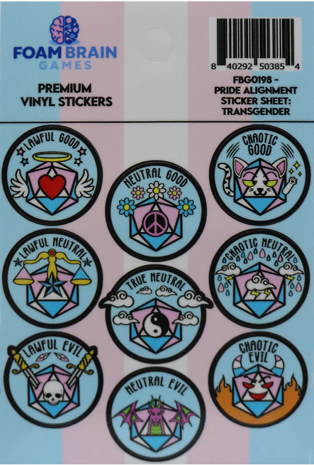 Pride Alignment Sticker Sheet: Transgender