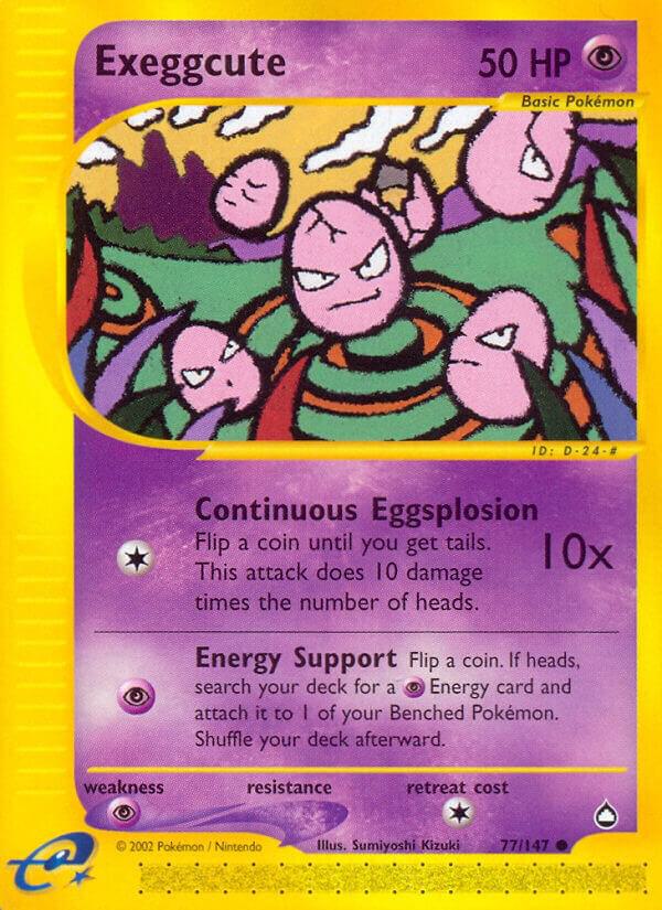 Exeggcute - 077/147 (AQ) Common Light Play