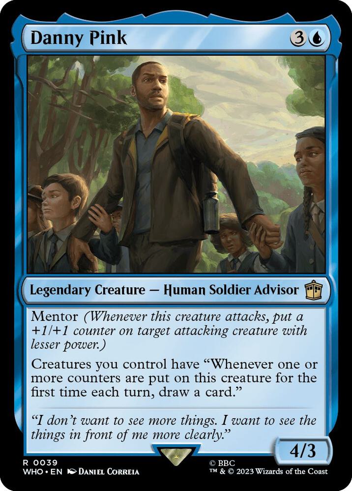 Danny Pink [#0039 New Cards] (WHO-R-FOIL)