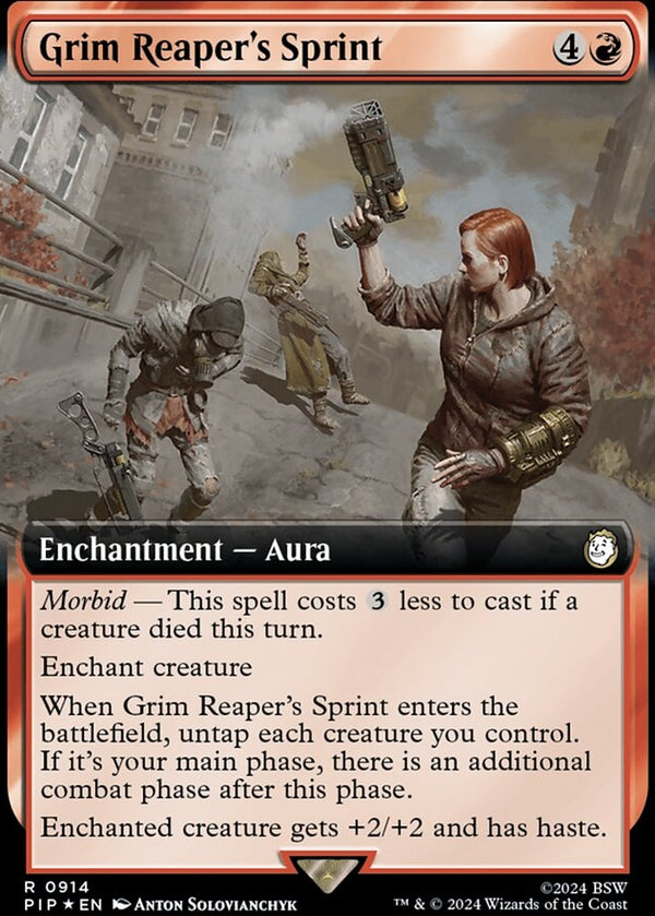 Grim Reaper's Sprint [#0914 Extended Art Surge Foil] (PIP-R)