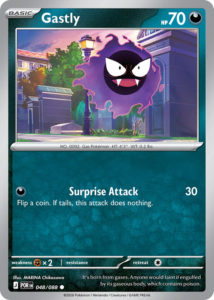Gastly - 048/088 (POR) Common