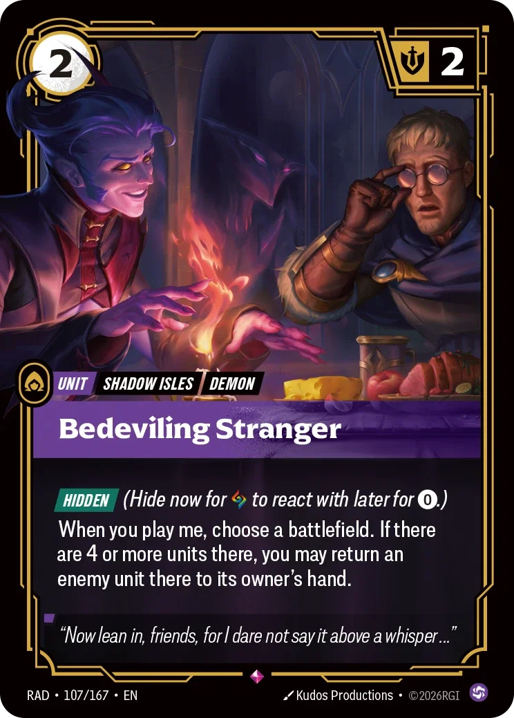 Bedeviling Stranger - 107/167 (RAD) Rare