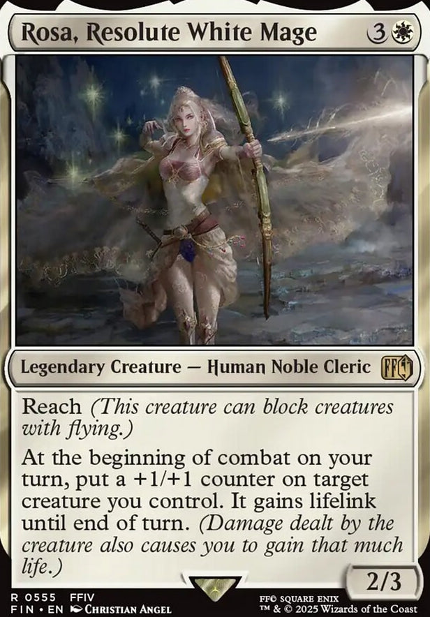 Rosa, Resolute White Mage [ #0555 Starter Kit ] (FIN-R)