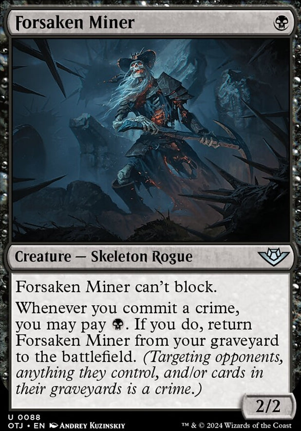 Forsaken Miner [#0088] (OTJ-U)