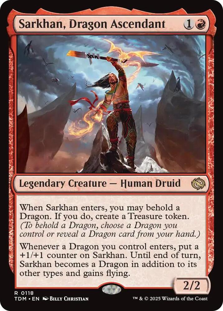 Sarkhan, Dragon Ascendant [ #0118 ] (TDM-R)