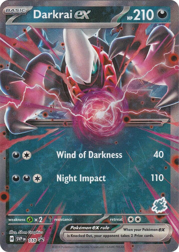 Darkrai ex - 110 (SVP) Promo - Near Mint Holofoil