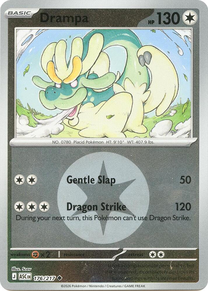 Drampa (Energy Symbol Pattern) - 176/217 (ASC) Uncommon