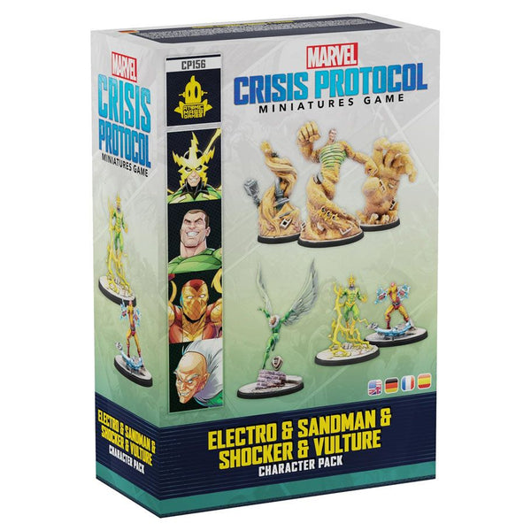 Marvel: Crisis Protocol (CP156) - Character Pack: Electro & Sandman & Shocker & Vulture