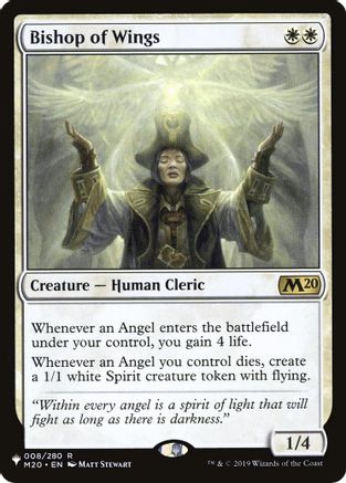 Bishop of Wings (M20-R-LIST)