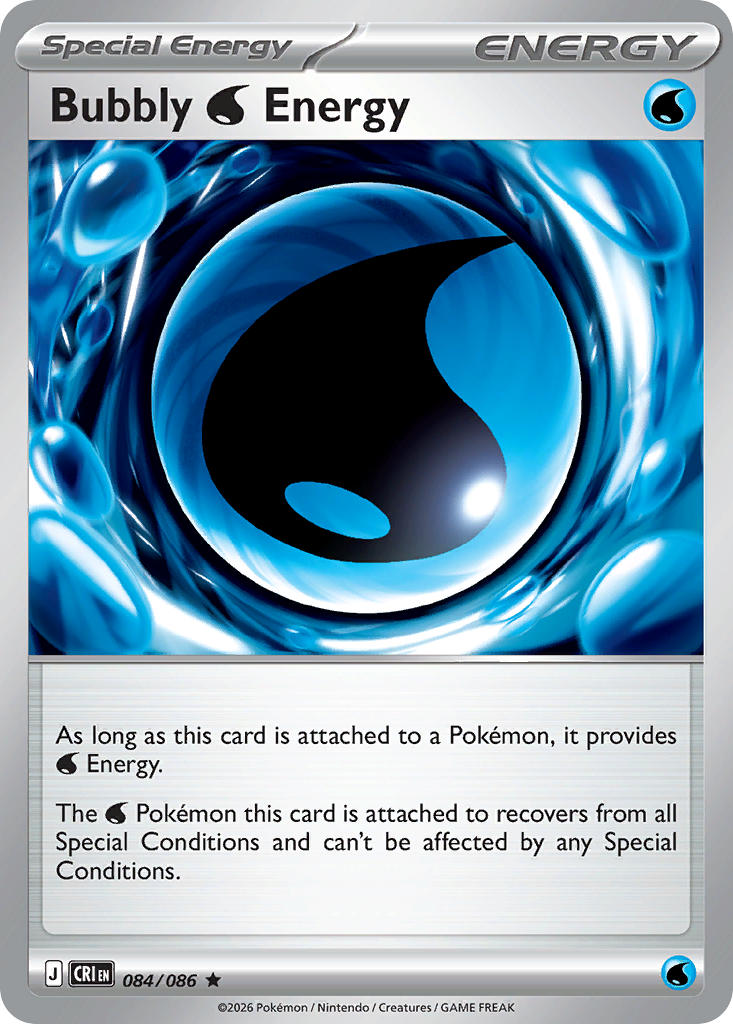 Bubbly Water Energy - 084/086 (CRI) Rare
