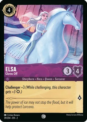 Elsa - Gloves Off (Rise of the Floodborn 39/204) Common - Near Mint