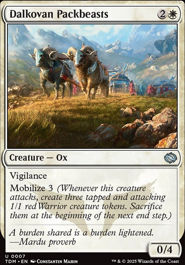 Dalkovan Packbeasts [ #0007 ] (TDM-U)