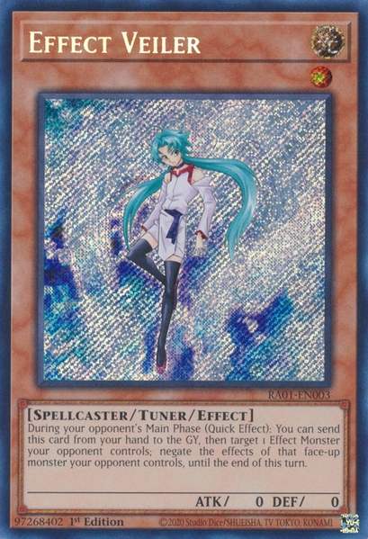 Effect Veiler (RA01-EN003) Prismatic Ultimate Rare - Near Mint 1st Edition