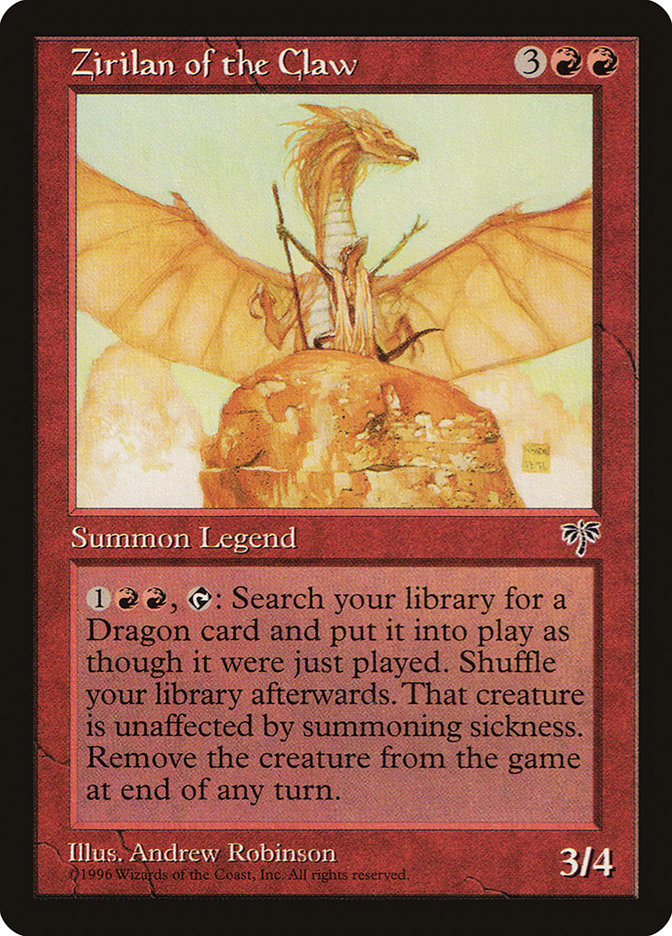 Zirilan of the Claw (MIR-R) Damaged