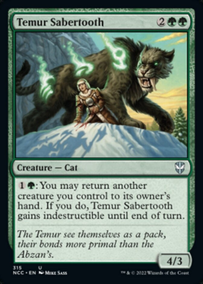 Temur Sabertooth [ #0315 ] (NCC-U)