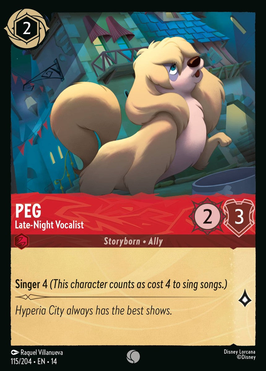 Peg - Late-Night Vocalist (115/204 - Hyperia City) Common