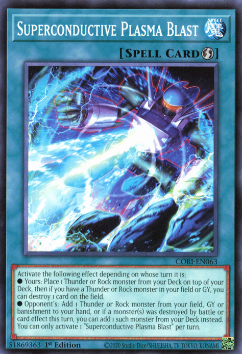 Superconductive Plasma Blast (CORI-EN063)
