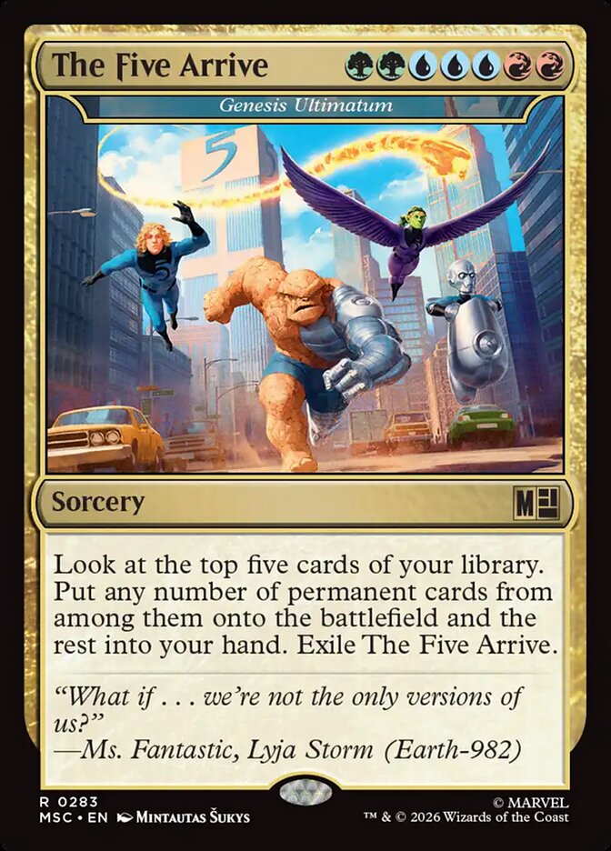 The Five Arrive - Genesis Ultimatum [ #0283 ] (MSC-R)