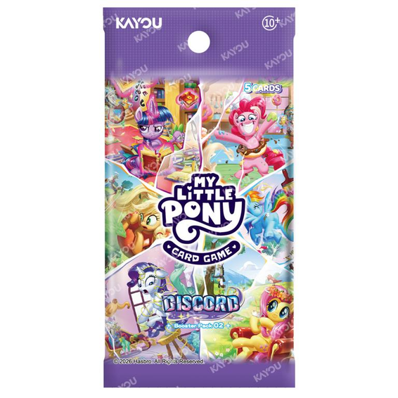 KAYOU: My Little Pony TCG Booster Pack 02 (BNA02) - Discord!!! Booster Pack