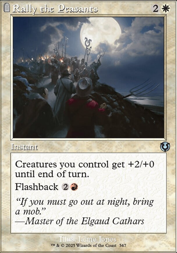 Rally the Peasants [ #0347 Retro Frame ] (INR-U-FOIL)