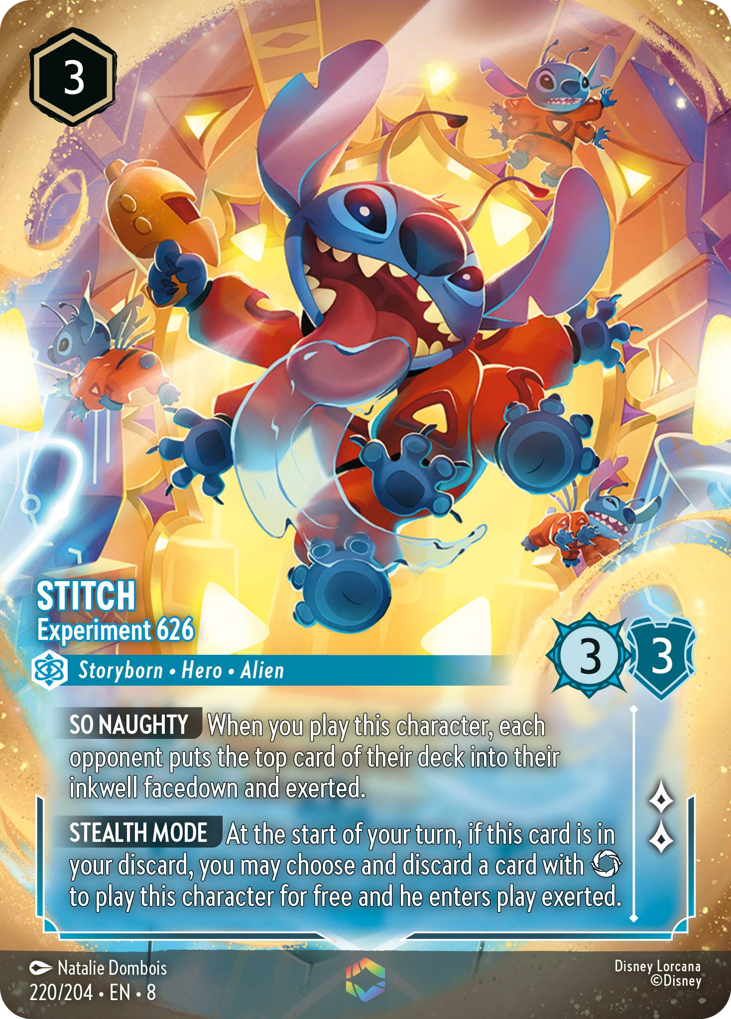 Stitch - Experiment 626  (Reign of Jafar - 220/204 ) Enchanted