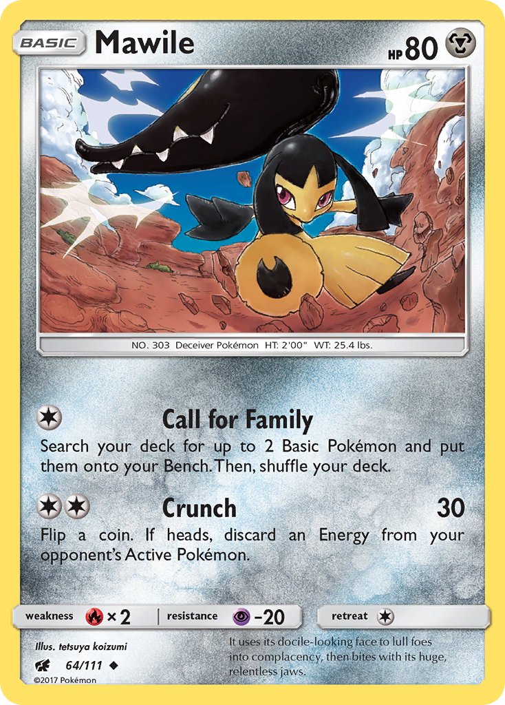 Mawile - 064/111 (CIN) Uncommon - Near Mint