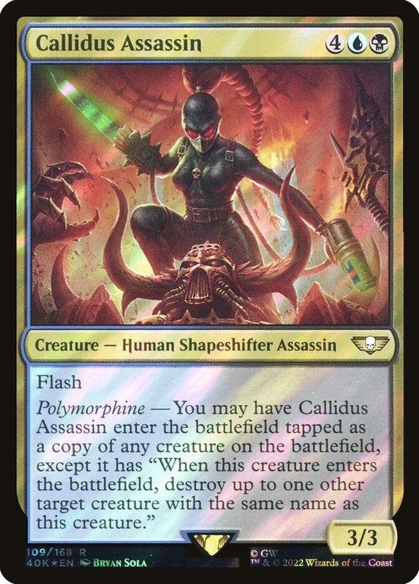 Callidus Assassin [#109 Surge Foil] (40K-R-FOIL)