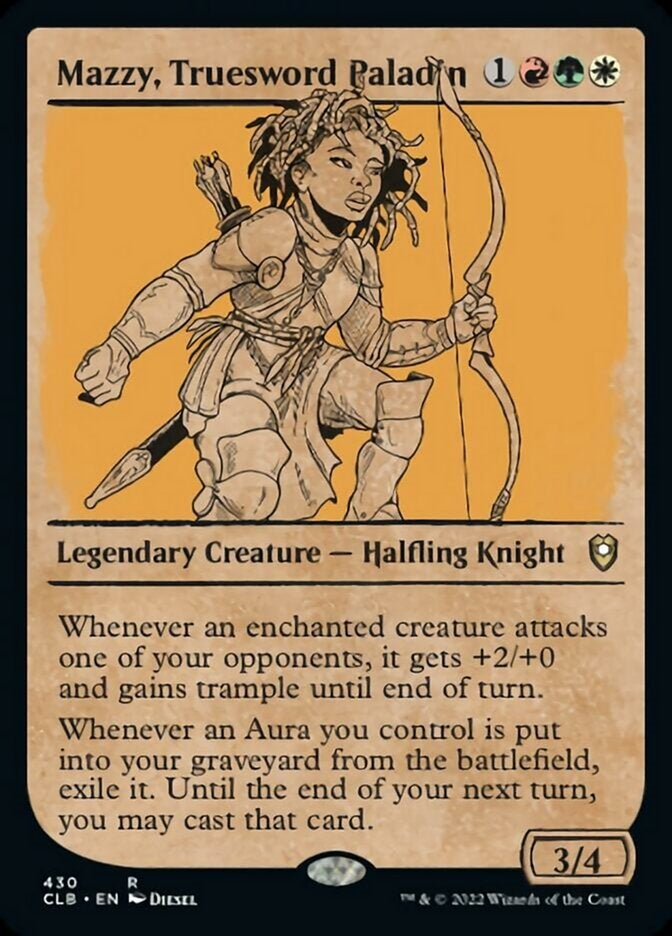 Mazzy, Truesword Paladin [#430 Showcase] (CLB-R)