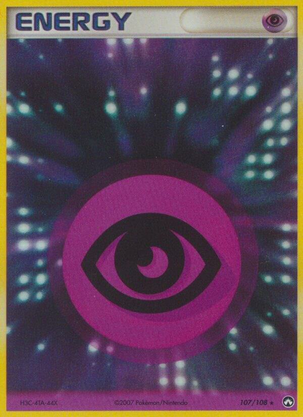 Basic Psychic Energy - 107/108 (PK) Rare - Light Play Holofoil