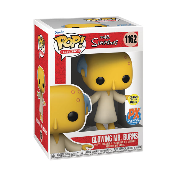 POP Figure: Simpsons #1162 - Glowing Mr. Burns (Glow)
