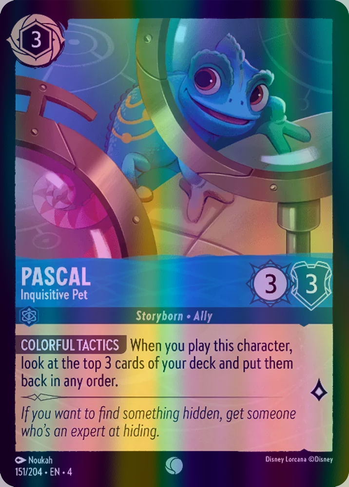 Pascal - Inquisitive Pet (Ursula's Return 151/204) Common - Near Mint Cold Foil